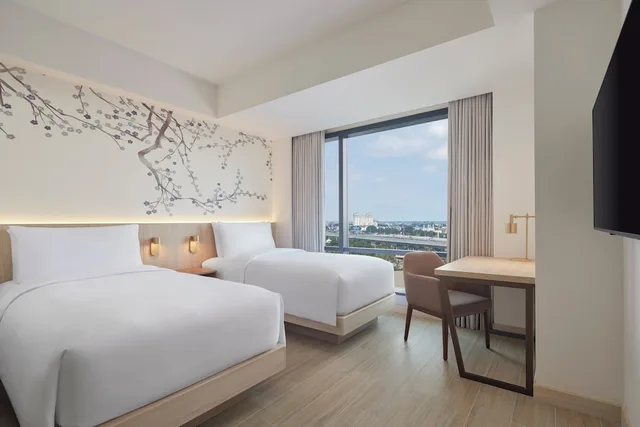 غرفة ديلوكس بسريرين منفصلين، Fairfield by Marriott Bekasi 3/5