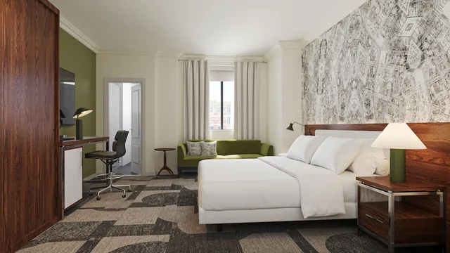 غرفة تنفيذية بسرير كينج، Le Méridien Indianapolis 2/6