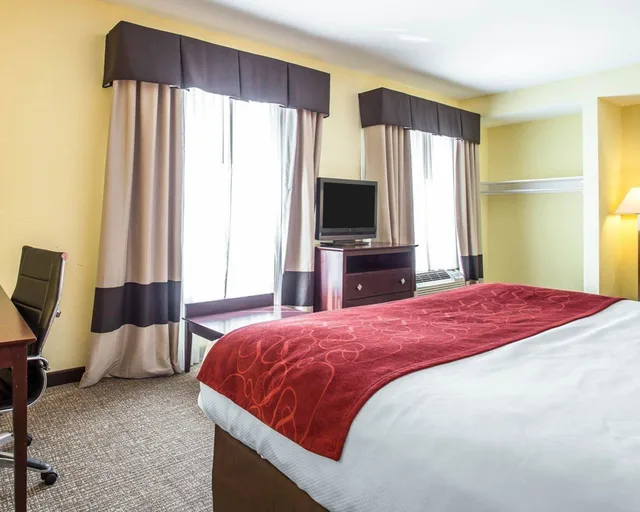 جناح بسرير كينج مع أريكة لذوي الإعاقة، Comfort Suites Rock Hill Manchester Meadows Area 1/1