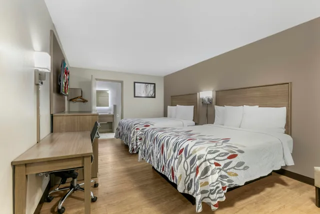 غرفة ديلوكس بسريرين كوين، Red Roof Inn Georgetown - Lexington North 2/5