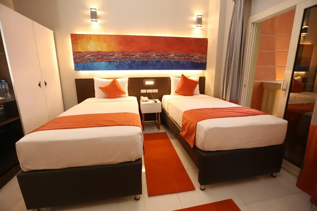 غرفة سوبيريور بسرير مزدوج أو سريرين منفصلين بإطلالة على المسبح، Gloria Aqua Park new Aswan 9/10