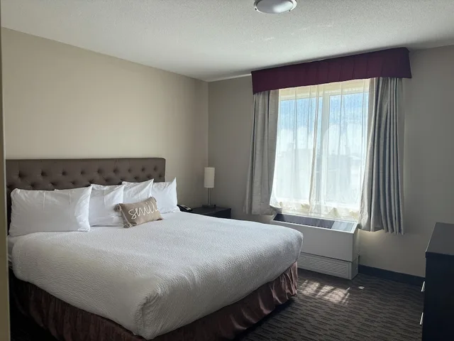جناح ديلوكس بسرير كينج بغرفة نوم واحدة، Ramada by Wyndham Estevan 1/2