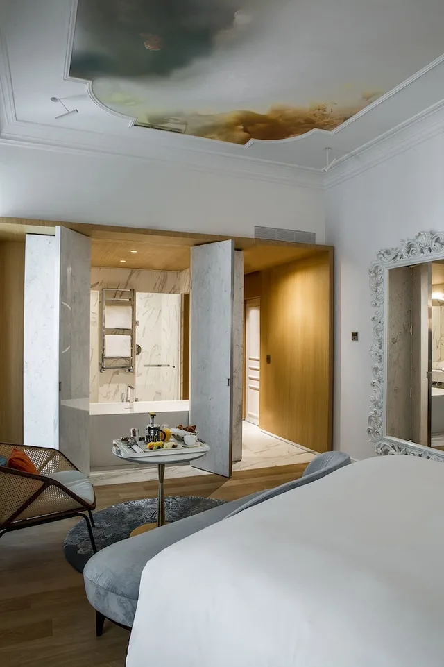غرفة بريميوم فاخرة بسرير كينج، Sofitel Rome Villa Borghese Hotel 2/10