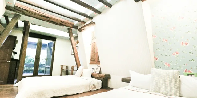 Room, 2 Double Beds, with Fan، Fanlin House 2/5