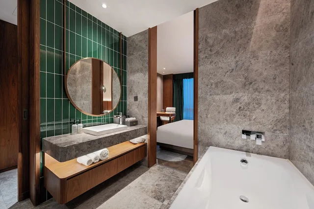 غرفة سوبيريور بسرير كينج، Novotel Shanghai Baoshan Jiusi 4/4