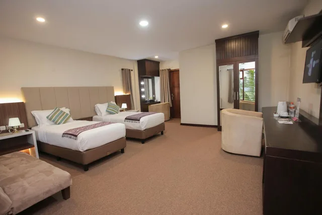 Garden, Twin Beds, Rice Field View, Grand Harvest Resort and Villas 2/10