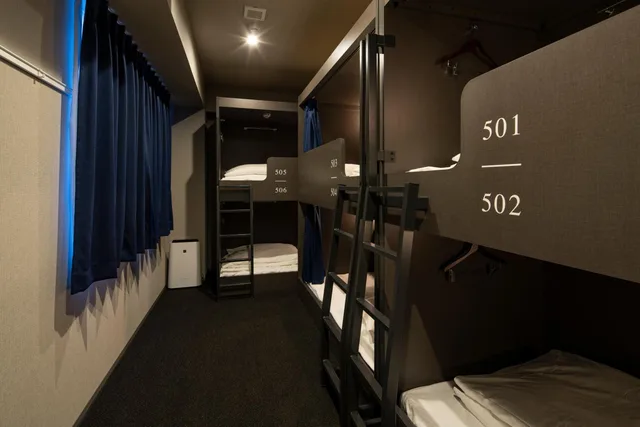 سكن مشترك مختلط بستة أسرّة، Imano Osaka Shinsaibashi Hostel 2/3