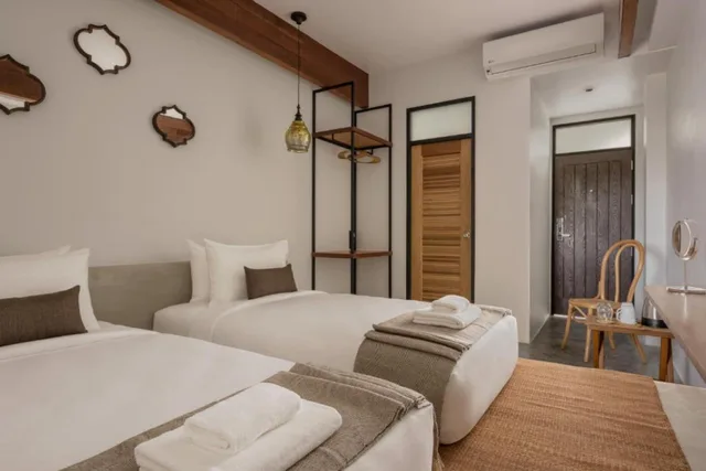 غرفة بسرير مزدوج أو سريرين منفصلين، The Motifs Eco Hotel 1/2