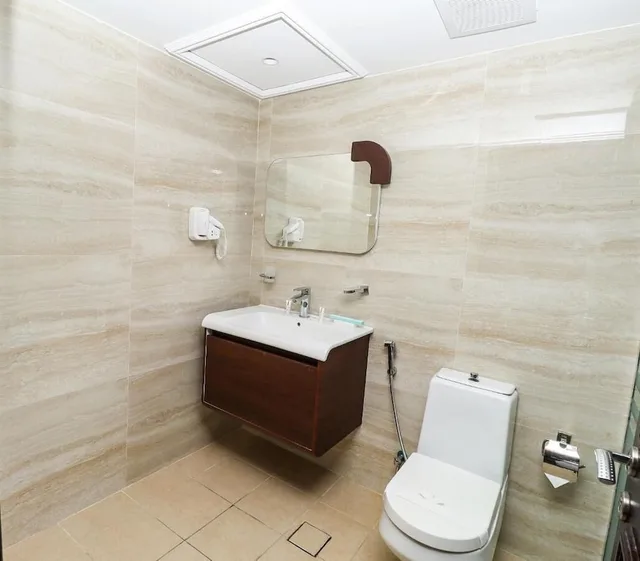 شقة بسرير كوين وسرير فردي بغرفتي نوم، سيتي ريزيدنس للاجنحة الفندقية(Maskan Almadinah Ex City Residence) 6/6