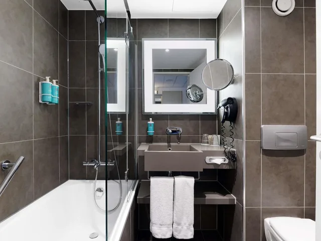 غرفة سوبيريور بسرير مزدوج مع أريكة، Novotel Berlin Mitte 5/7