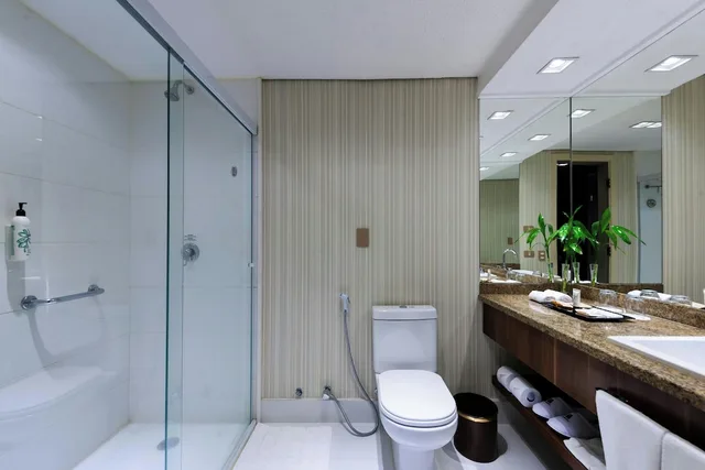 جناح جونيور بسرير كينج بشرفة، Sao Paulo Airport Marriott Hotel 3/4