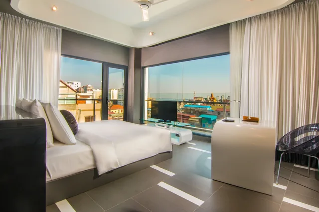 جناح بسرير كينج بشرفة، SUN & MOON, Urban Hotel 2/3