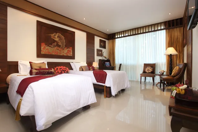 غرفة ديلوكس بسرير مزدوج أو سريرين منفصلين، Kodchasri Thani Hotel Chiangmai 6/10