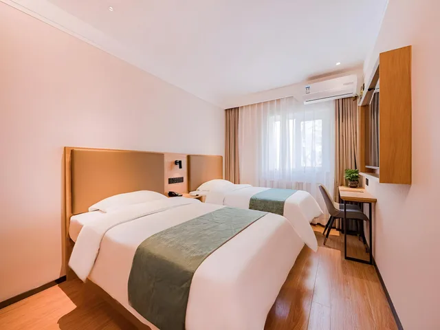 شقة بسريرين منفصلين، Greentree Inn Beijing Guangmingqiao Express Apartment Hotel 1/1
