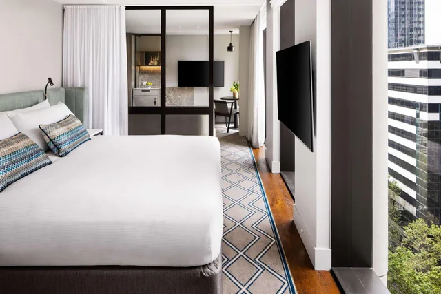 جناح بسرير كينج، Hilton Melbourne Little Queen Street 1/3