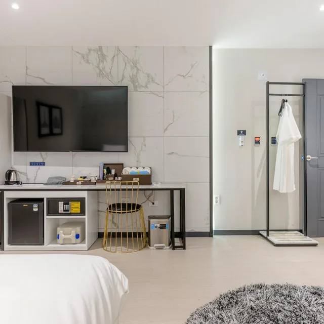 غرفة قياسية بسرير مزدوج، Air Sky Hotel Busan 10/10