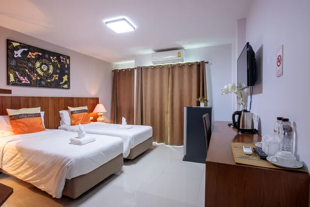 غرفة سوبيريور بسريرين منفصلين، Huen Jao Ban Hotel 3/10