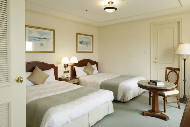 جناح عائلي ركني بسريرين منفصلين بإطلالة على الحديقة، Sendai Royal Park Hotel 2/3