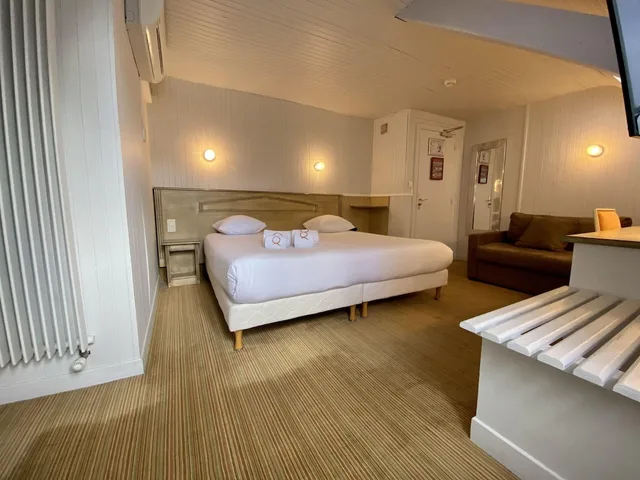 غرفة ديلوكس بسرير مزدوج، Inter Hotel Le Roncevaux 2/8