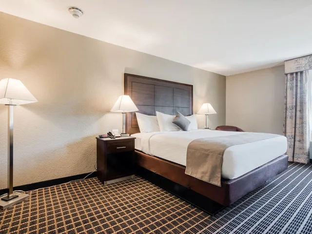 غرفة بسرير كينج، Alexis Hotel And Banquets Dallas Park Central Galleria 1/3