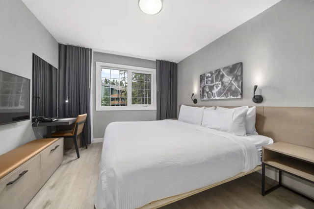 1 Bedroom, Deluxe, Suite, King Bed, Queen Murphy Bed، Lake Louise Inn 1/4