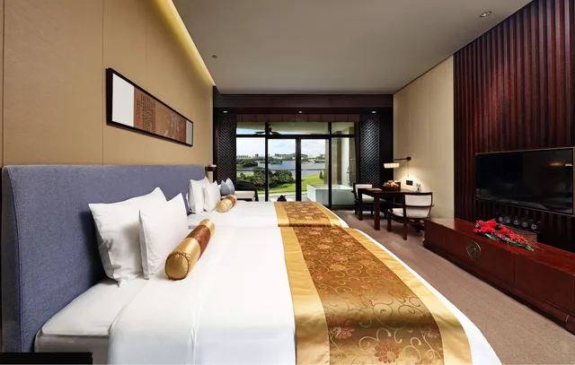 غرفة ديلوكس بسريرين منفصلين، Shenzhen Castle Hotel 3/6
