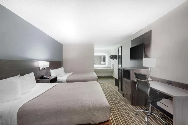 غرفة قياسية بسريرين كوين، Downtown Inn & Studio Suites 1/3
