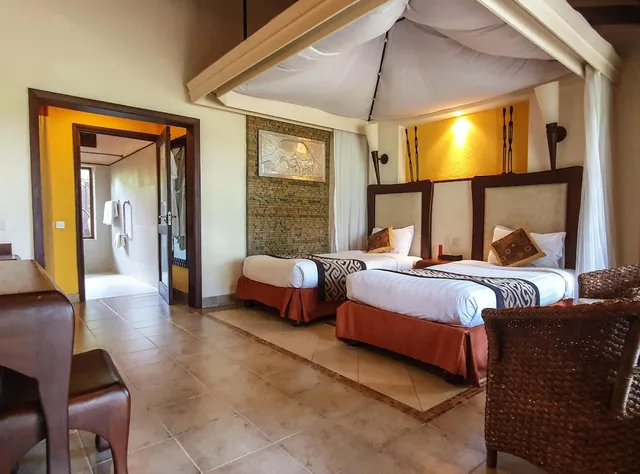 غرفة ديلوكس بسرير مزدوج أو سريرين منفصلين، Ol Tukai Lodge Amboseli 4/6