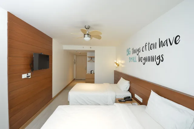 غرفة ديلوكس اقتصادية بسريرين منفصلين، The Orchard Hotel Baguio 5/8