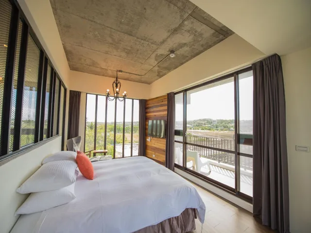 غرفة بسرير مزدوج بإطلالة، Beras Manor Kenting 1/2