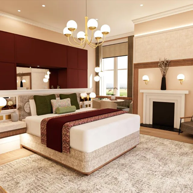 جناح بإطلالة على الحديقة، Rockliffe Hall 1/2
