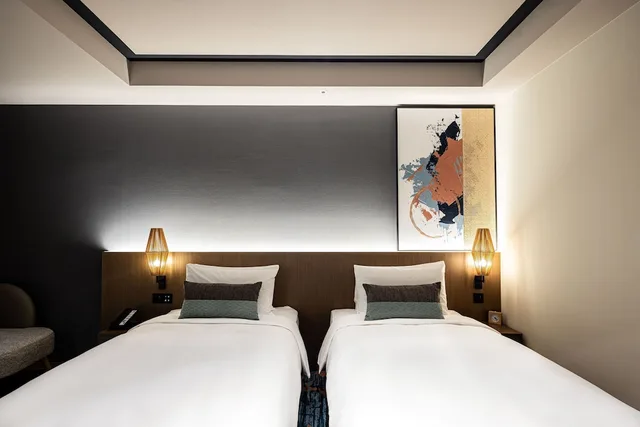 غرفة بسريرين منفصلين تُحدَّد حسب التوفر، Solaria Nishitetsu Hotel Taipei Ximen 1/4