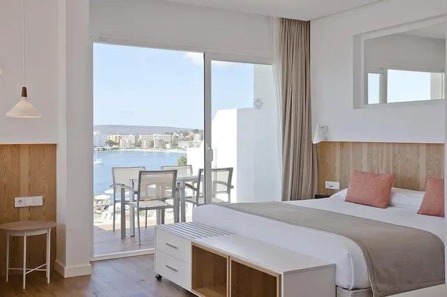 استوديو ديلوكس بإطلالة على البحر بشرفة، Ponent Mar Aparthotel 2/4