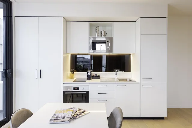 شقة بسرير كينج بغرفة نوم واحدة، Oaks R Suites Geelong 5/8