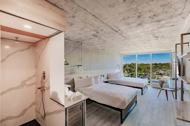 جناح عائلي بسريرين كوين بغرفة نوم واحدة بمطبخ صغير، Kompose Hotel Sarasota 6/10