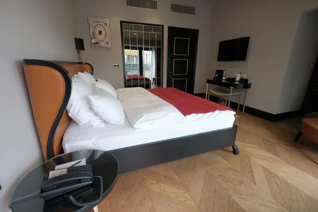 غرفة سوبيريور بسرير مزدوج بشرفة بإطلالة جزئية على البحر، Nordstern Hotel Galata 4/5