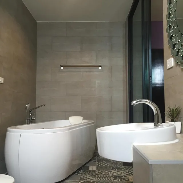 غرفة ديلوكس بسرير مزدوج بحوض استحمام، Behind the Scene Hotel Club At Samui 6/9