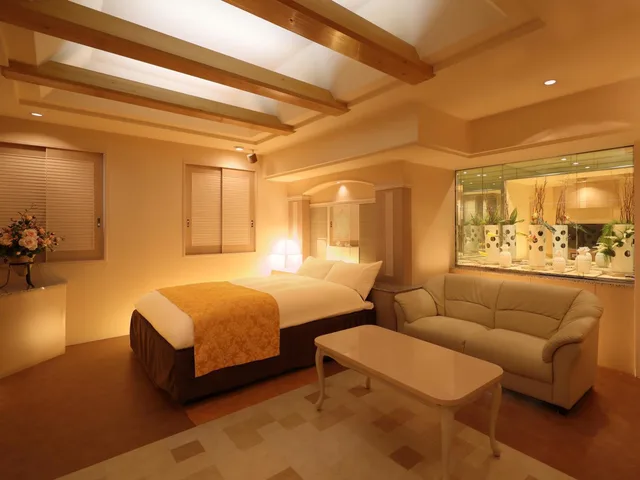غرفة بسرير مزدوج بحمام خاص، Hotel Fine Garden Nara Horai 1/2