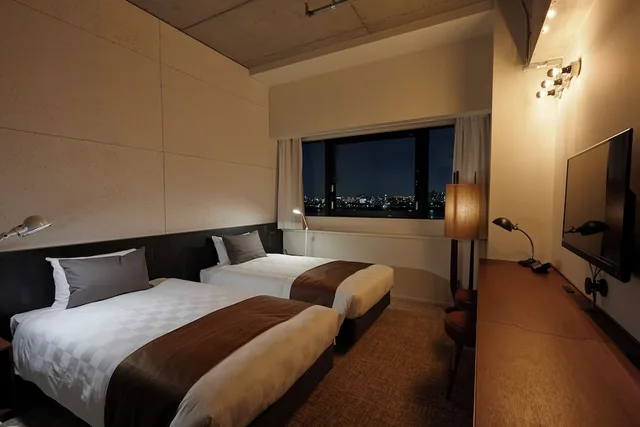 غرفة بريميوم بسريرين منفصلين، The HOTEL Well-hub Haneda 2/5