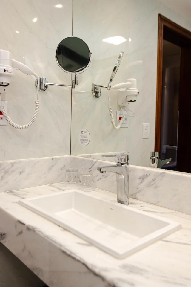 غرفة ديلوكس بسرير مزدوج، Ouro Minas Hotel Belo Horizonte, Dolce by Wyndham 4/6