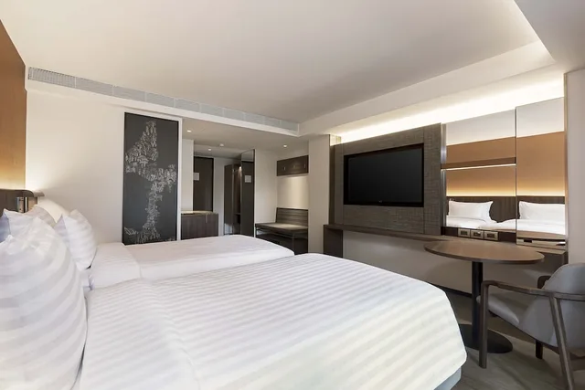 غرفة ديلوكس بسريرين منفصلين، Gardina Asoke Hotel & Residence 3/6