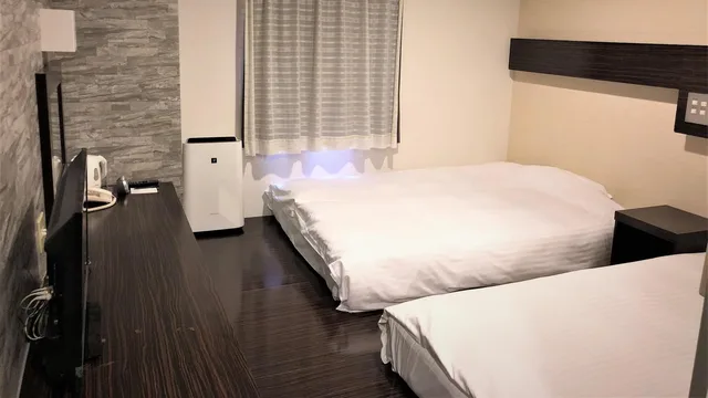 غرفة يابانية بسريرين منفصلين، Green Rich Hotel Iwakuni Ekimae 1/1