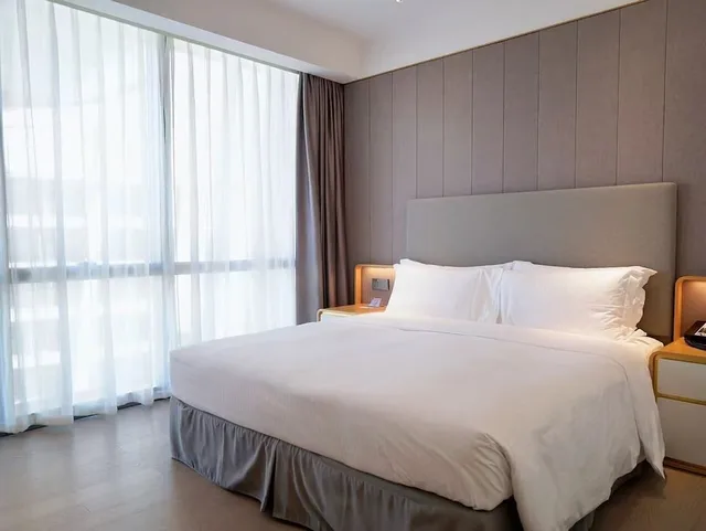 شقة بريميير بسريرين منفصلين وسريرين كينج بـ3 غرف نوم، Ascott Raffles City Chongqing 5/10