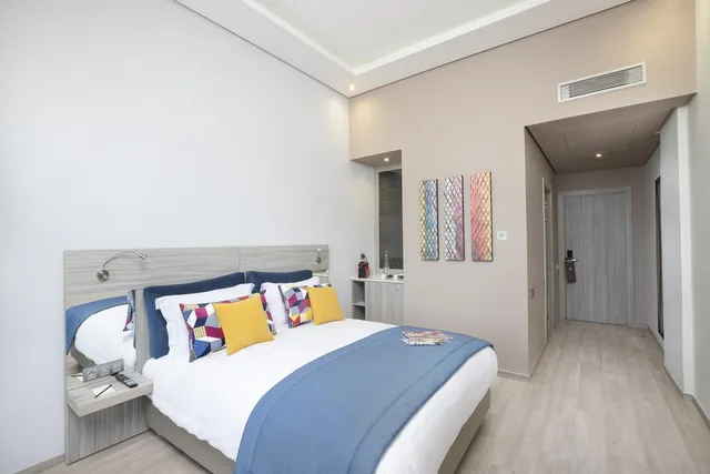 غرفة سوبيريور بسرير مزدوج بإطلالة على المسبح، Marina Bay City Center Tangier 1/2