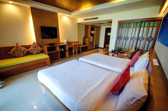 غرفة كلاسيكية بسرير مزدوج أو سريرين منفصلين، Khaolak Orchid Beach Resort 4/7