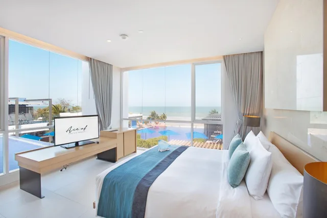 جناح بإطلالة على البحر بغرفة نوم واحدة بمسبح خاص، Ace of Hua Hin Resort 1/3