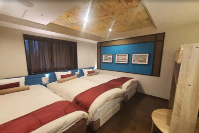 Casual, 4 Beds, Loft Bed، Hotel K6 Osaka Namba 4/10