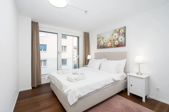 شقة فاخرة بسريرين كينج بغرفتي نوم مع أريكة، Swiss Hotel Apartments Interlaken 1/10