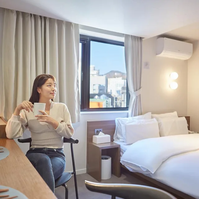 Deluxe, Double Bed, Hotel Yaja Nampo Lotte 4/9