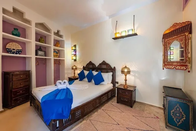 جناح عائلي بسرير كوين وسريرين منفصلين، Riad Sidi Mimoune 9/10
